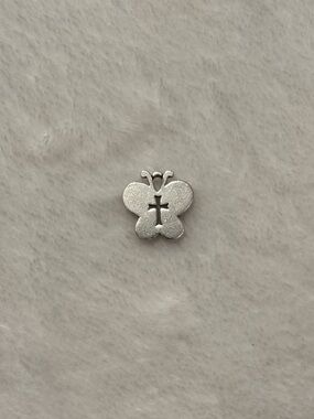 Retired James Avery Butterfly with Cross Cutout charm